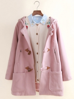 เสื้อโค้ทกันหนาวผ้าขนสัตว์ รอบอก 38 นิ้ว