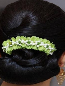 มาลัยผ้าประดับผมยาว6นิ้ว