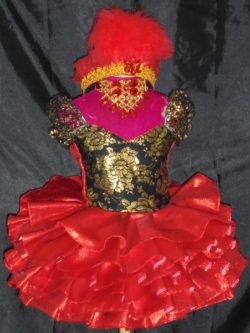 ชุดดรัมเมเยอร์สีแดง ราคานี้ มีชุด หมวก สร้อย ต่างหู รอบอกตั้งแต่20-30นิ้ว สูงไม่เกิน130เซนติเมตร