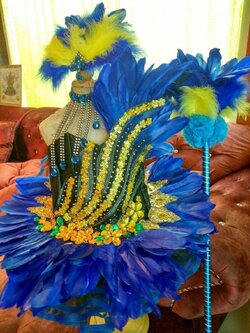 ชุดดรัมเมเยอร์สีน้ำเงินำอนุบาลและประถม