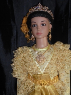 ชุดไทยเด็กอนุบาลและประถมสีทองรอบอกไม่เกิน 25นิ้ว สะโพกไม่เกิน24นิ้ว สูงไม่เกิน120Cm มีพร้อมส่งและพรีออร์เดอร์ค่ะราคานี้ไม่รวมเครื่องประดับ