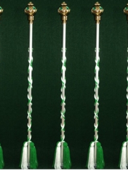 ไม้ดรัมเมเยอร์สีเขียวสูง80-85เซนติเมตร น้ำหนักเบาเพราะตัวไม้ทำจากอลูมิเนียม*พร้อมส่ง*แบบใหม่2558