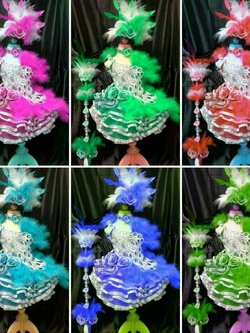 นกยูง ทุกสี เด็กอนุบาลและประถม ราคานี้ มีชุด หมวก สร้อย ต่างหู ไม้ดรัม ทุกสี