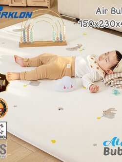แผ่นรองคลาน PARKLON Air Bubble Mat ขนาด 150x230 หนา 4.0 cm ลาย Moon Rabbit
