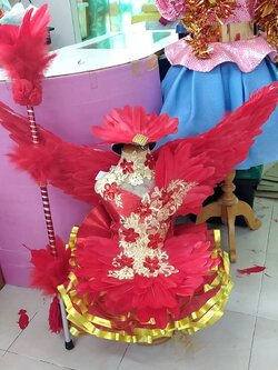 ชุดดรัมเมเยอร์สีแดง ราคานี้ มีชุด ไม้ดรัม หมวก สร้อย ต่างหู รอบอกตั้งแต่20-30นิ้ว สูงไม่เกิน130เซนติเมตร