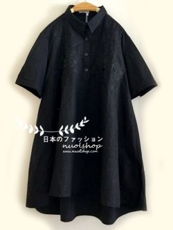 เสื้อผ้าคอตตอนปักลาย รอบอก 44 นิ้ว