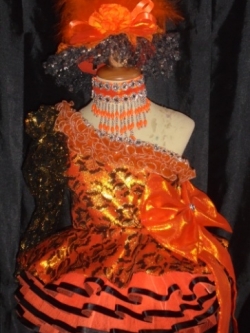 ชุดดรัมเมเยอร์สีส้ม ราคานี้มี ชุด หมวก สร้อย ต่างหู รอบอกตั้งแต่20-30นิ้ว เอวไม่เกิน28นิ้ว สูงไม่เกิน140เซนติเมตร