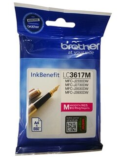 LC-3617M หมึกเติม สีชมพู สำหรับเครื่องพิมพ์ Brother MFC-J2330DW