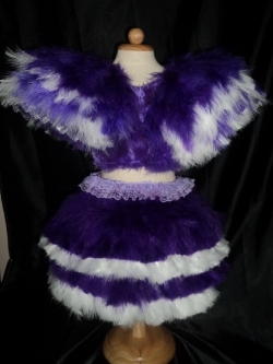 ชุดดรัมเมเยอร์นกยูงเด็กอนุบาลและประถม (แถม หมวก สร้อย ต่างหู)