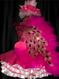 ชุดดรัมเมเยอร์นกยูงเด็กอนุบาลและประถม (แถม หมวก สร้อย ต่างหู)ไม่รวมไม้ดรัมค่ะ