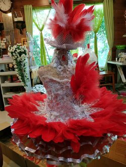 ชุดดรัมเมเยอร์สีแดงเด็กอนุบาล