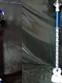 ไม้ดรัมเมเยอร์หัวขาวเงิน สีน้ำเงิน ราคาและความสูงดูในตาราง สินค้าใหม่พร้อมส่ง