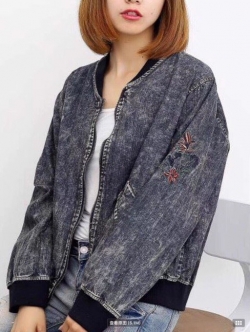 แจ็คเก็ตยีนส์ปักลาย northern truck รอบอก 45 นิ้ว