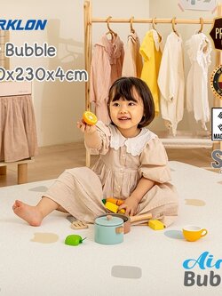 แผ่นรองคลาน PARKLON Air Bubble Mat ขนาด 150x230 หนา 4.0 cm ลาย Bebe Block