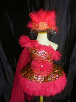 ชุดดรัมเมเยอร์สีแดง ราคานี้ มีชุด หมวก สร้อย ต่างหู รอบอกตั้งแต่20-30นิ้ว สูงไม่เกิน130เซนติเมตร