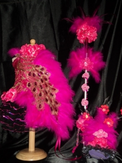 ชุดดรัมเมเยอร์นกยูงเด็กอนุบาลและประถม (แถม หมวก สร้อย ต่างหู)ไม่รวมไม้ดรัมค่ะ