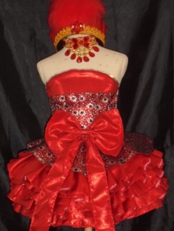 ชุดดรัมเมเยอร์สีแดง ราคานี้ มีชุด หมวก สร้อย ต่างหู รอบอกตั้งแต่20-30นิ้ว สูงไม่เกิน 130 เซนติเมตร