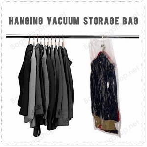 ถุงสูญญากาศ สำหรับแขวนเก็บในตู้เสื้อผ้า เพื่อเพิ่มพื้นที่ในตู้เสื้อให้มากขึ้น