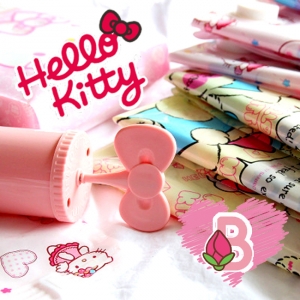 ถุงสูญญากาศ Hello Kitty set B (5 ชิ้น)
