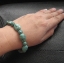 สร้อยข้อมือลูกหินเทอร์ควอยส์ ยาว 9 นิ้ว งาน hand made ไม่เหมือนใคร เก๋ เท่ สวย ไม่เหมื่อนใครมีเส้นเดียวในโลก มีพลังศักสิทธิ์