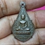 เหรียญพระพุทธวัดคลองขอม เนื้อทองแดงรมดำ จ.สุพรรณบุรี พ.ศ.2519