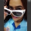 แว่นรักษ์ตา เลนส์ดำกรอบดำ polarized lens รุ่น6468