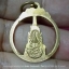 เหรียญพระแก้วมรกตฉลุลายลงยา ทรงกลมเก่า องค์ที่2