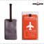 HAPPY FLIGHT Square Luggage Tag ป้ายห้อยกระเป๋าเดินทาง