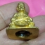หลวงปู่ทวด สก. วัดห้วยมงคล พิมพ์ลอยองค์ เนื้อฝาบาตร ปี 2547 ใต้ฐานฝังเหล็กไหล+อุดผงเก่าปี 2497 ตอกโค๊ด + กล่องวัดเดิมๆ