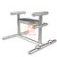 FTS-12 เครื่องออกกำลังกายกลางแจ้งสแตนเลส อุปกรณ์นวดฝ่าเท้า-บริหารแขน-ยึดหลัง