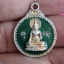 สมเด็จพระพุทธนฤมิต วัดดอน ยานนาวา สร้างปี 2523 กะไหล่ทอง ลงยาสีเขียว