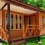 บ้านน็อคดาวน์ทรงปั้นหยา (OMH-9) ขนาด 4.00 x 6.00 เมตร