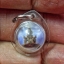 ลูกอมปิดทอง พระแก้วมรกต เลี่ยมกรอบกันน้ำ ขนาดเล็กจิ๋ว