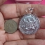เหรียญสร้างบารมี "เนื้อตะกั่ว" หลวงตาม้า วัดถ้ำเมืองนะ สร้างปี2556 มีรอยจารเลี่ยมเดิมจากวัด เนื้อตะกั่ว เป็นโลหะที่รับพลังได้ดีที่สุดรองจากทองคำเท่านั้น