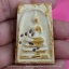 พระสมเด็จ 100 ปี สมเด็จญาณสังวร พระสังฆราช วัดบวรฯ ปี 2556 พิมพ์กรรมการพิเศษ,พิมพ์เกศทะลุซุ้มมีสังฆาฏิ โรยพลอย+ตะกรุด +หลังหยดน้ำ ตอกโค๊ต+หมายเลข , แช่น้ำมนต์ ตลับแสตนเลสจากวัดแท้ๆ no.5