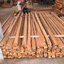 ( รหัส B3.รบ 60 ) ศาลาไม้สักสีขาว พิงหลังสัปรด / ขนาด 2.00X2.00X3.00 เมตร