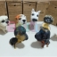 ตุ๊กตาสุนัข เรซิ่น พันธุ์โกลเด้น หัวดุ๊กดิ๊ก10cm.