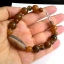 กำไลลูกปัดเโบราณ สร้อยข้อมือลูกปัดโบราณ ร้อยกับหินเกล็ดมังกร(Impress.stone) ยาว 9.3 นิ้ว งาน hand made ไม่เหมือนใคร เก๋ เท่ สวย ไม่เหมื่อนใครมีเส้นเดียวในโลก มีพลังศักสิทธิ์