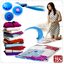 เซ็ทถุงสูญญากาศ 6 ใบ (รวมทุกไซส์ 6 ขนาด) + ที่สูบลม ช่วยเพิ่มพื้นที่ของกระเป๋าเดินทางได้มากถึง 75%
